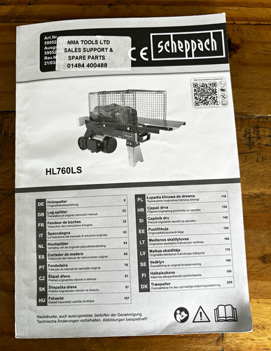 Scheppach hl760ls 230v 2200w - hl760ls,